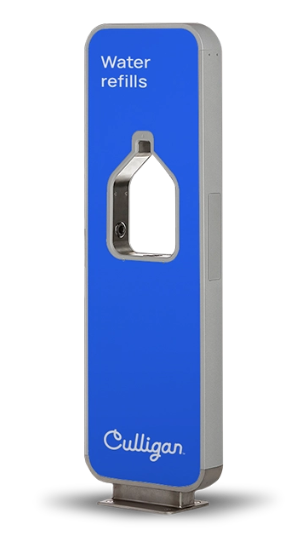 Meetpat permanent ground refill station front facing