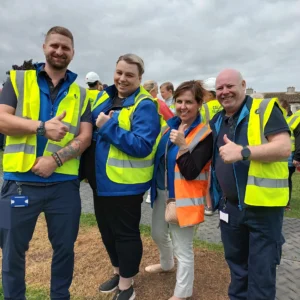 Culligan Volunteers at DIY SOS Build